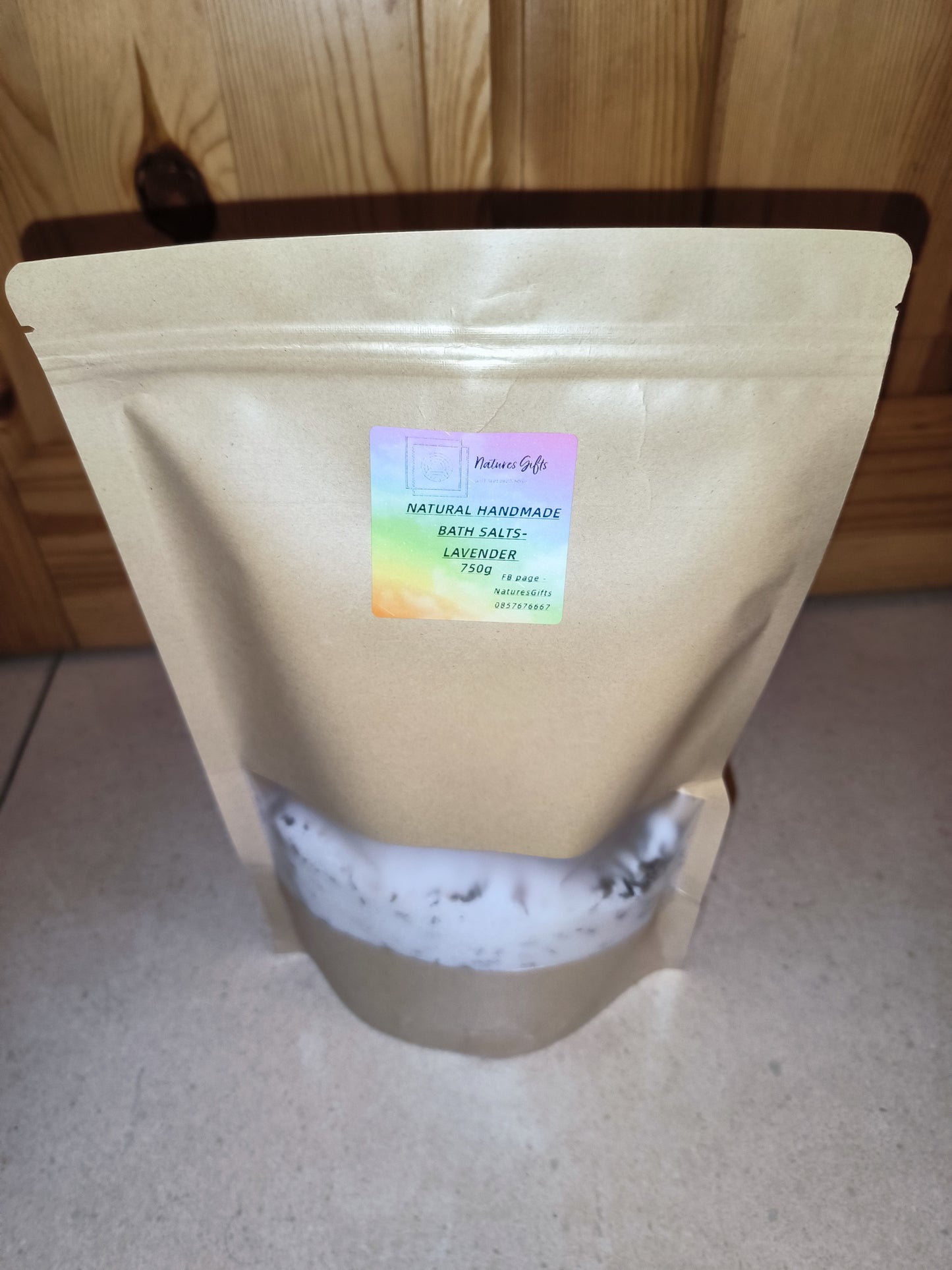 Natural relaxing bath salts -Lavender 750g