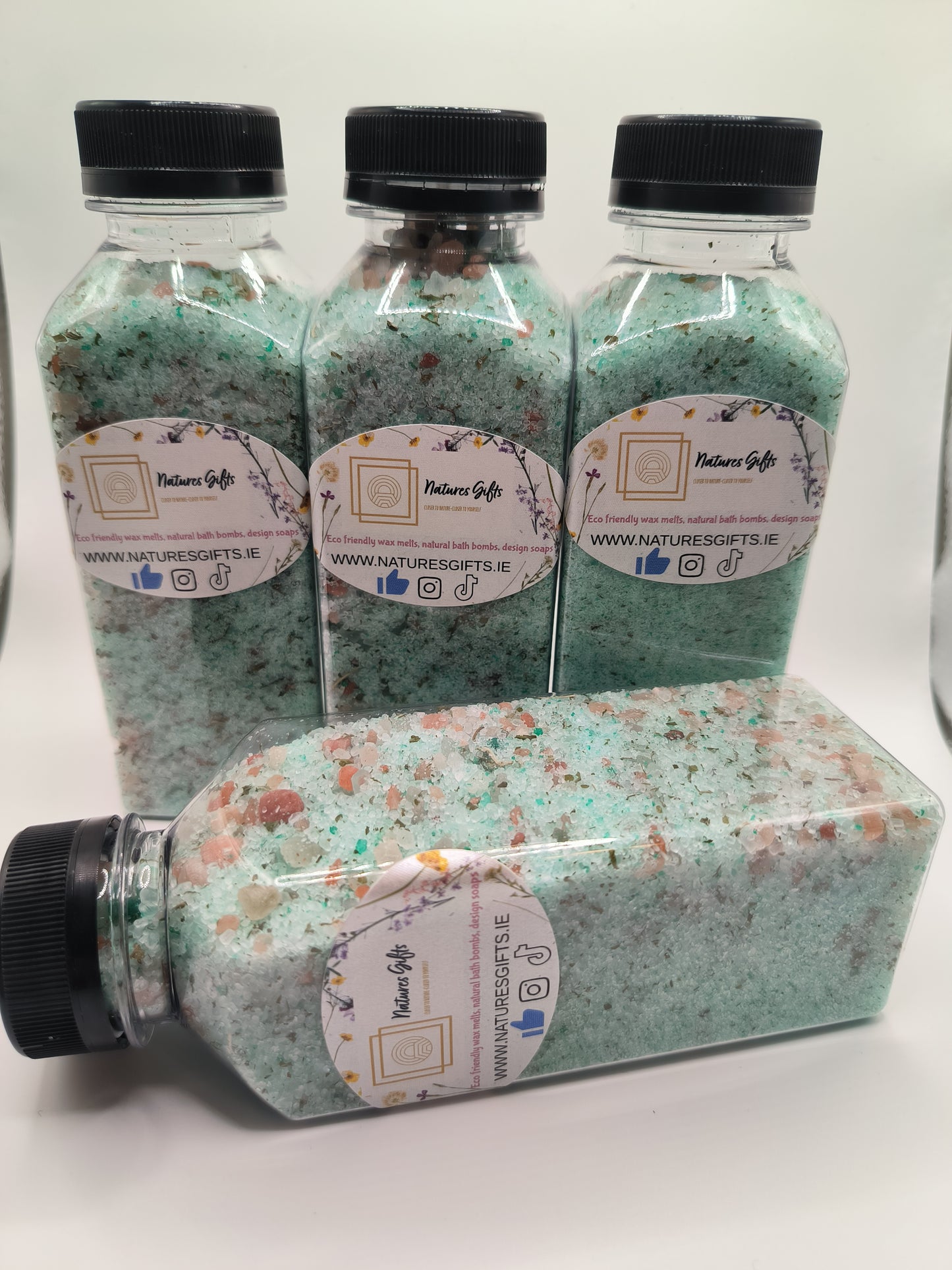 Natural Bath Salts - Mint 380g