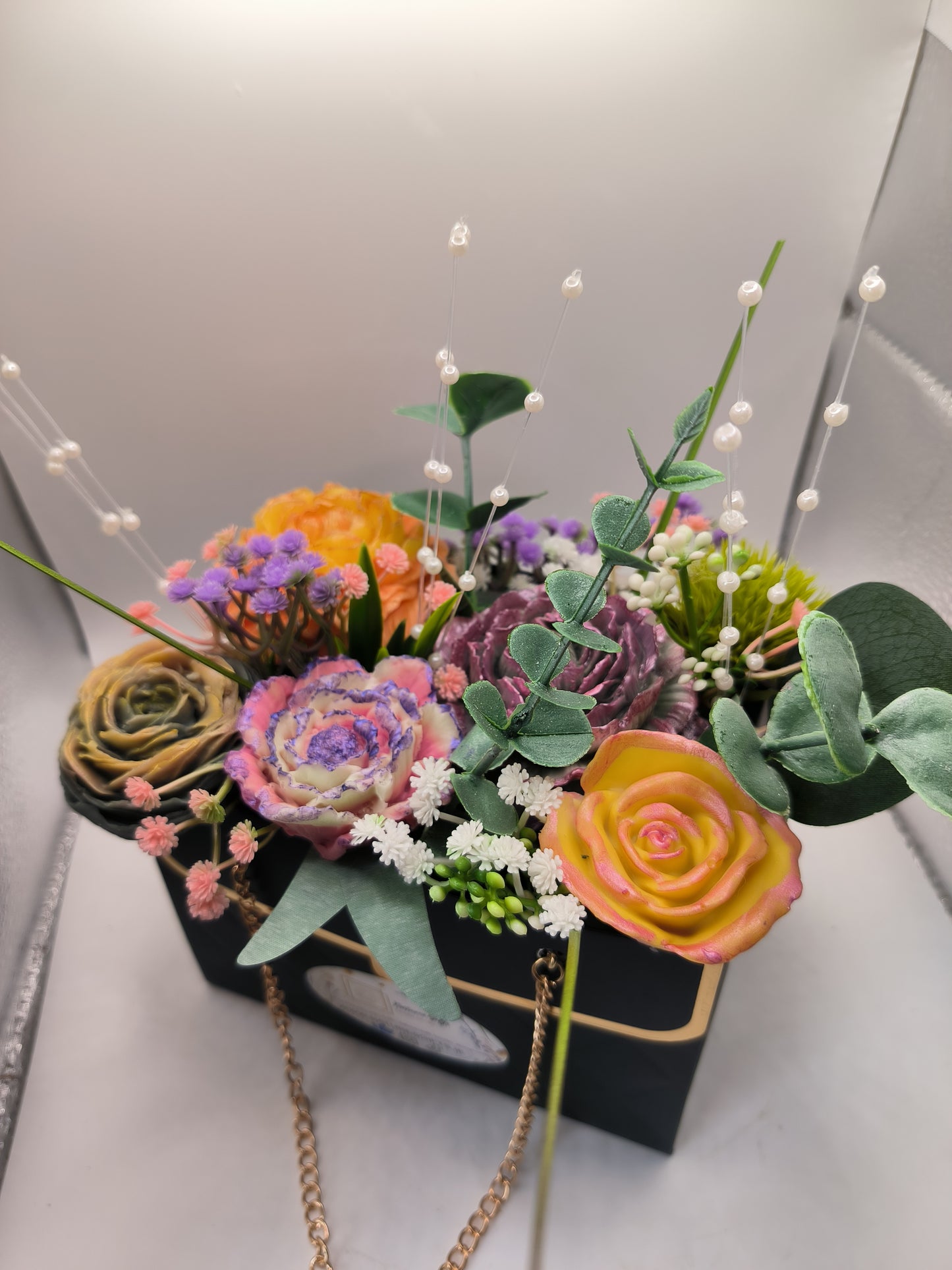 Medium sized soap bouquet - Sunrise