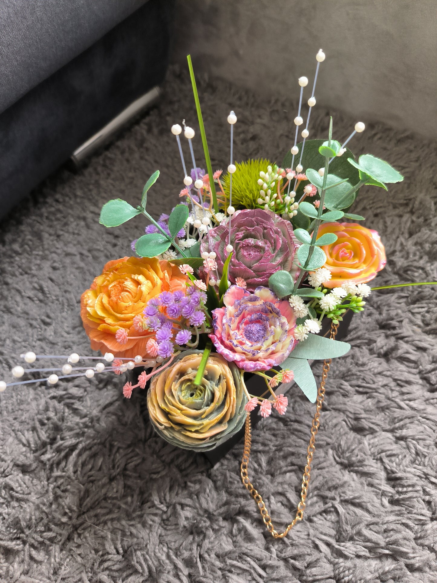 Medium sized soap bouquet - Sunrise
