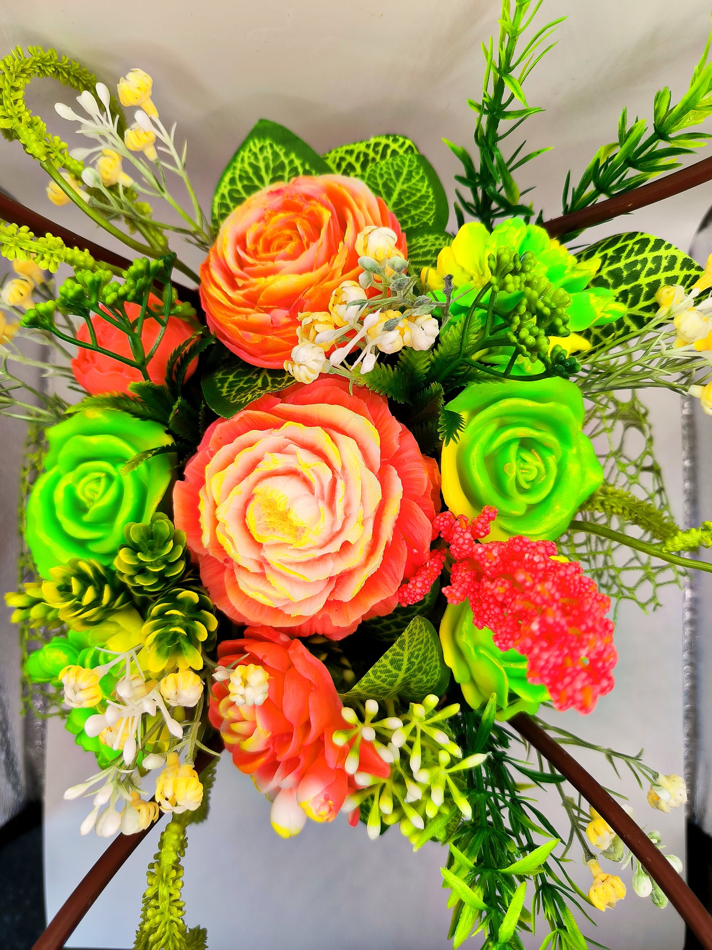 Medium sized soap bouquet - Colour Splash