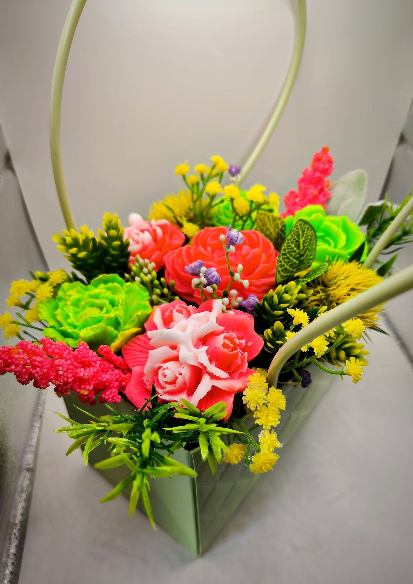 Medium soap bouquet - spring time