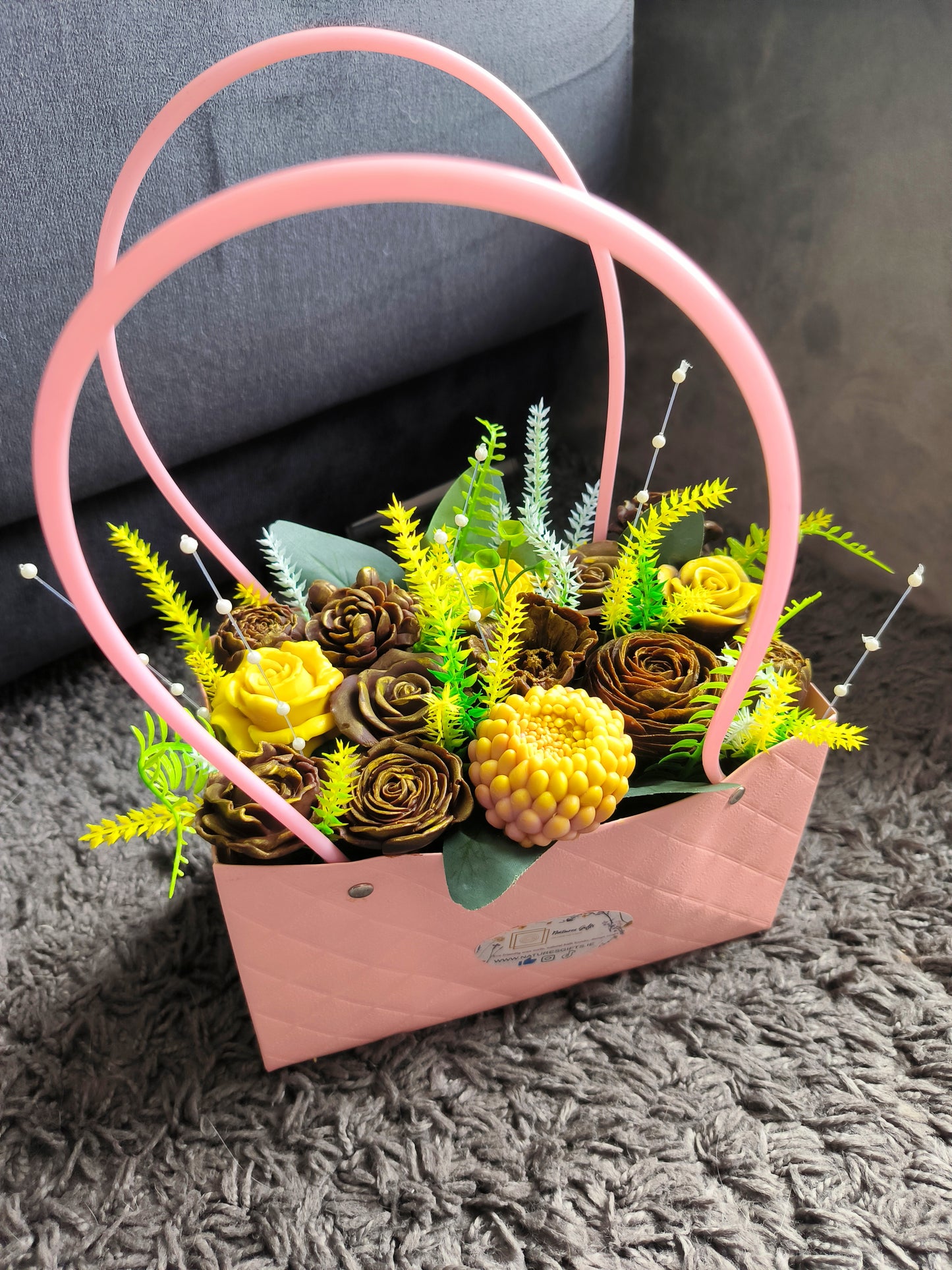 Large soap bouquet - Golden Dream