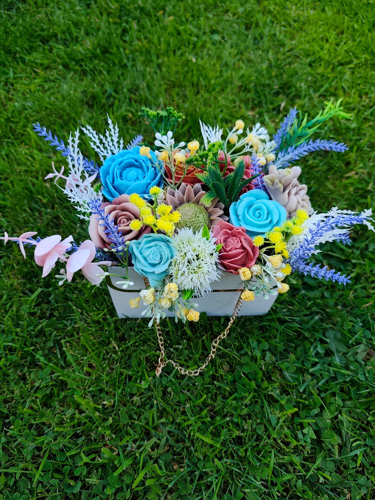 Soap bouquet - Colourful