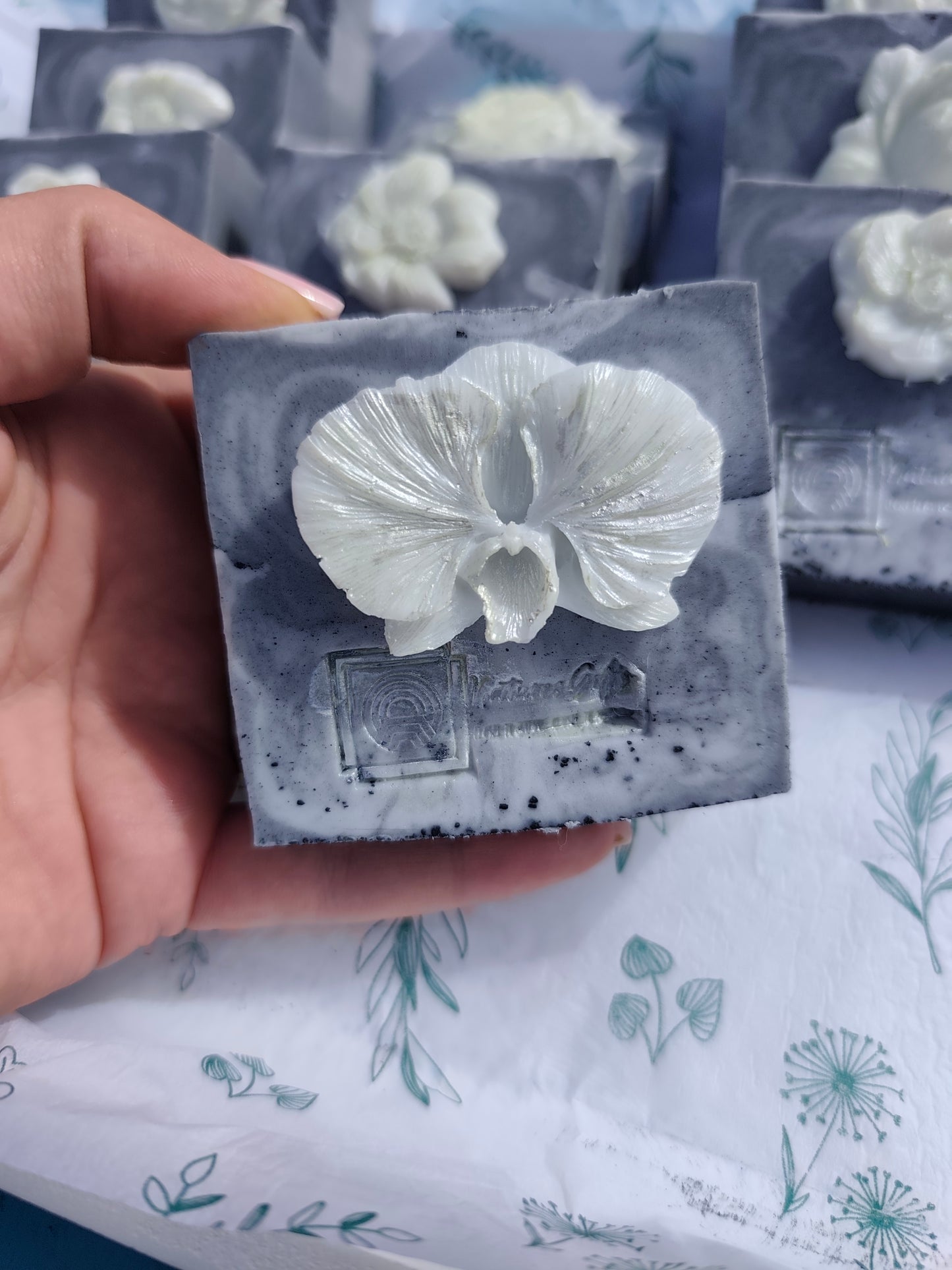 Activated charcoal soap