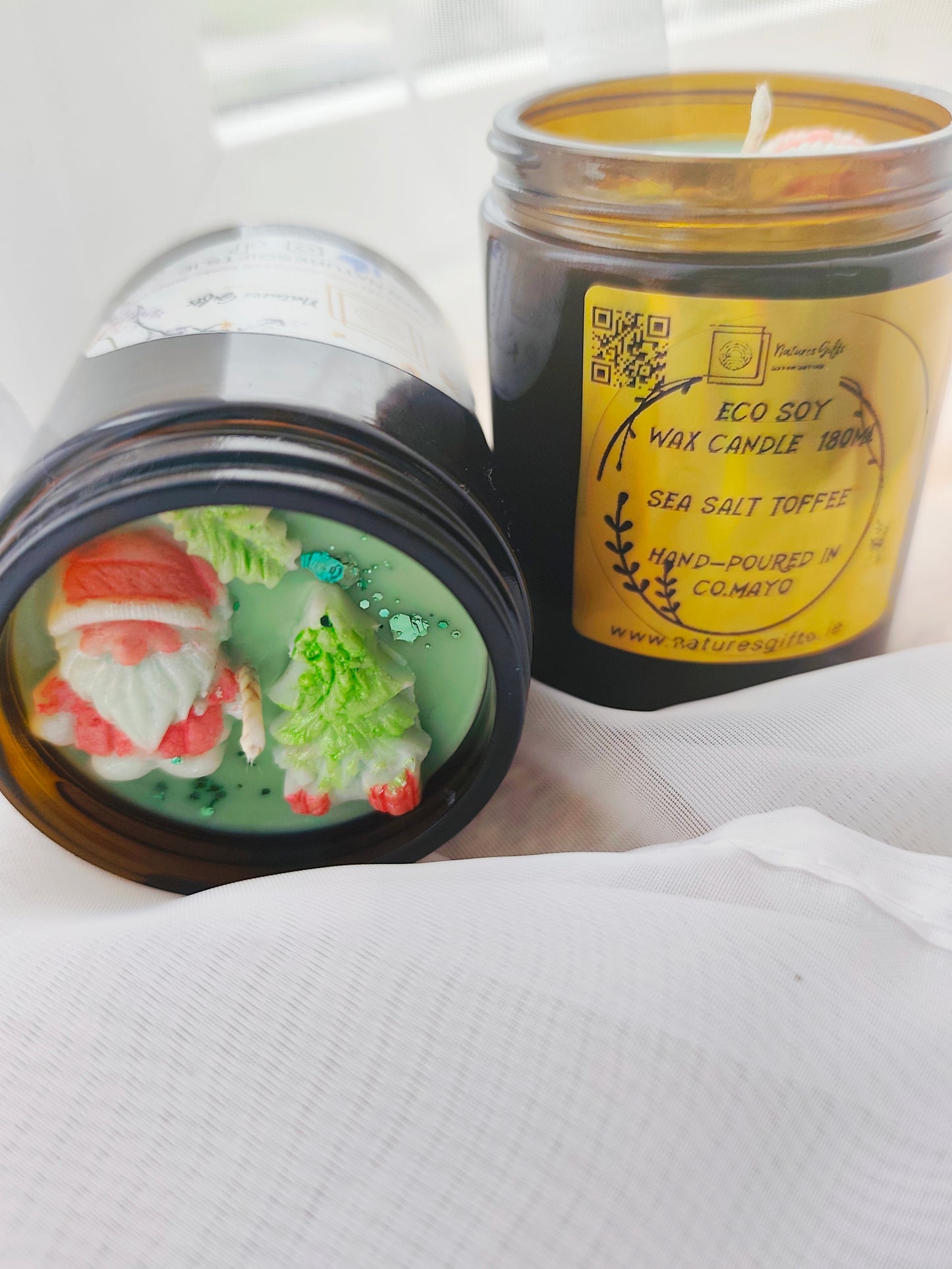 Eco soy candle - Sea Salt Toffee