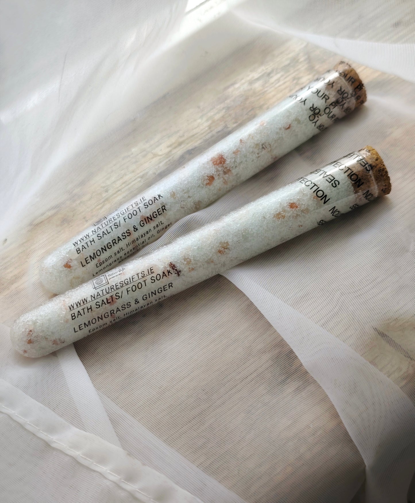Lemongrass and ginger bath salts