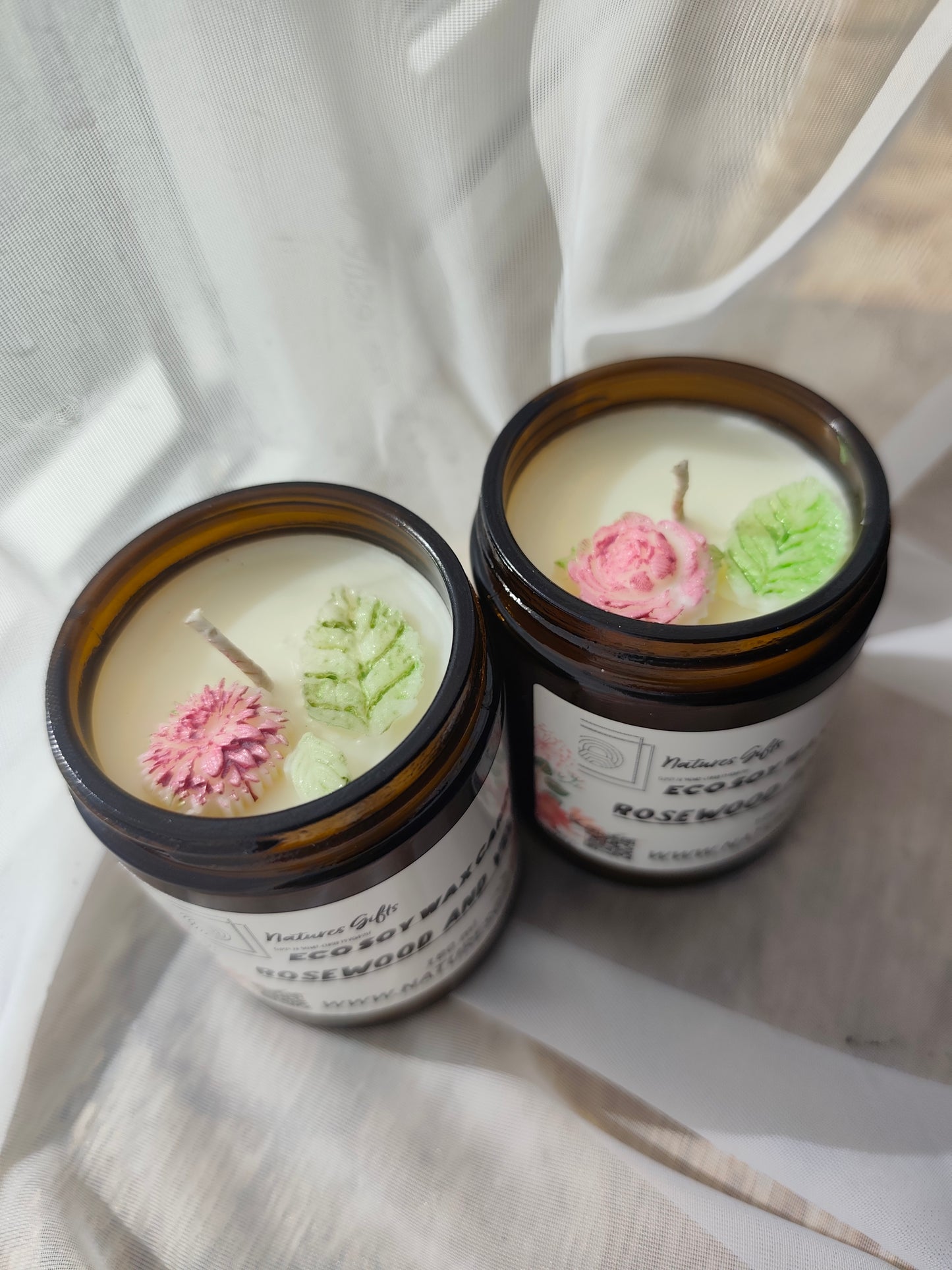 Soy candle - Rosewood and velvet