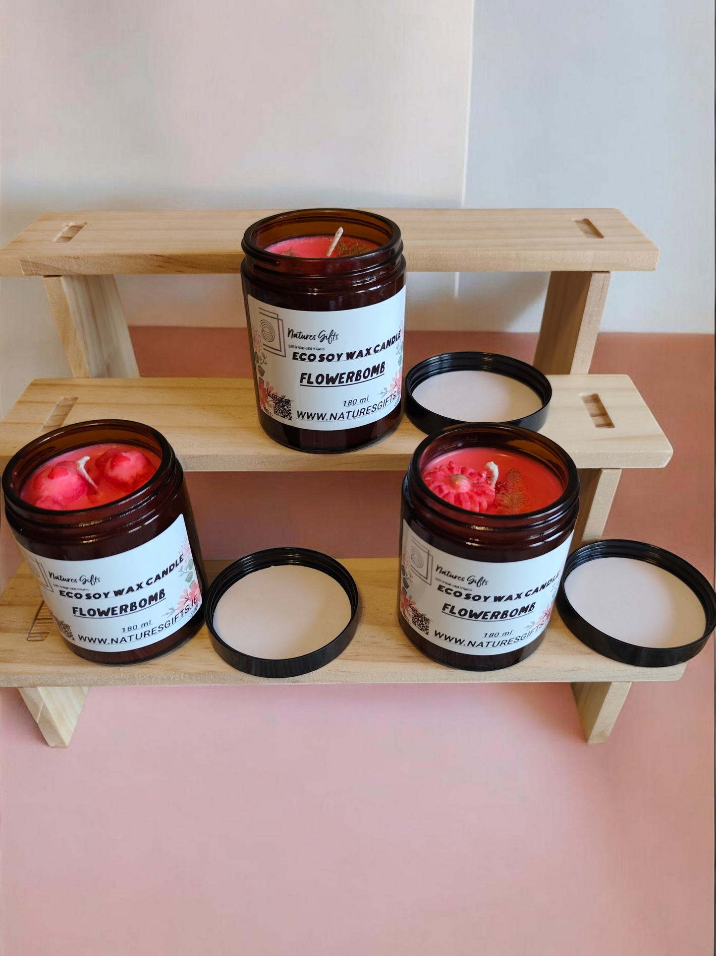 Luxury eco soy Candle - FLOWERBOMB