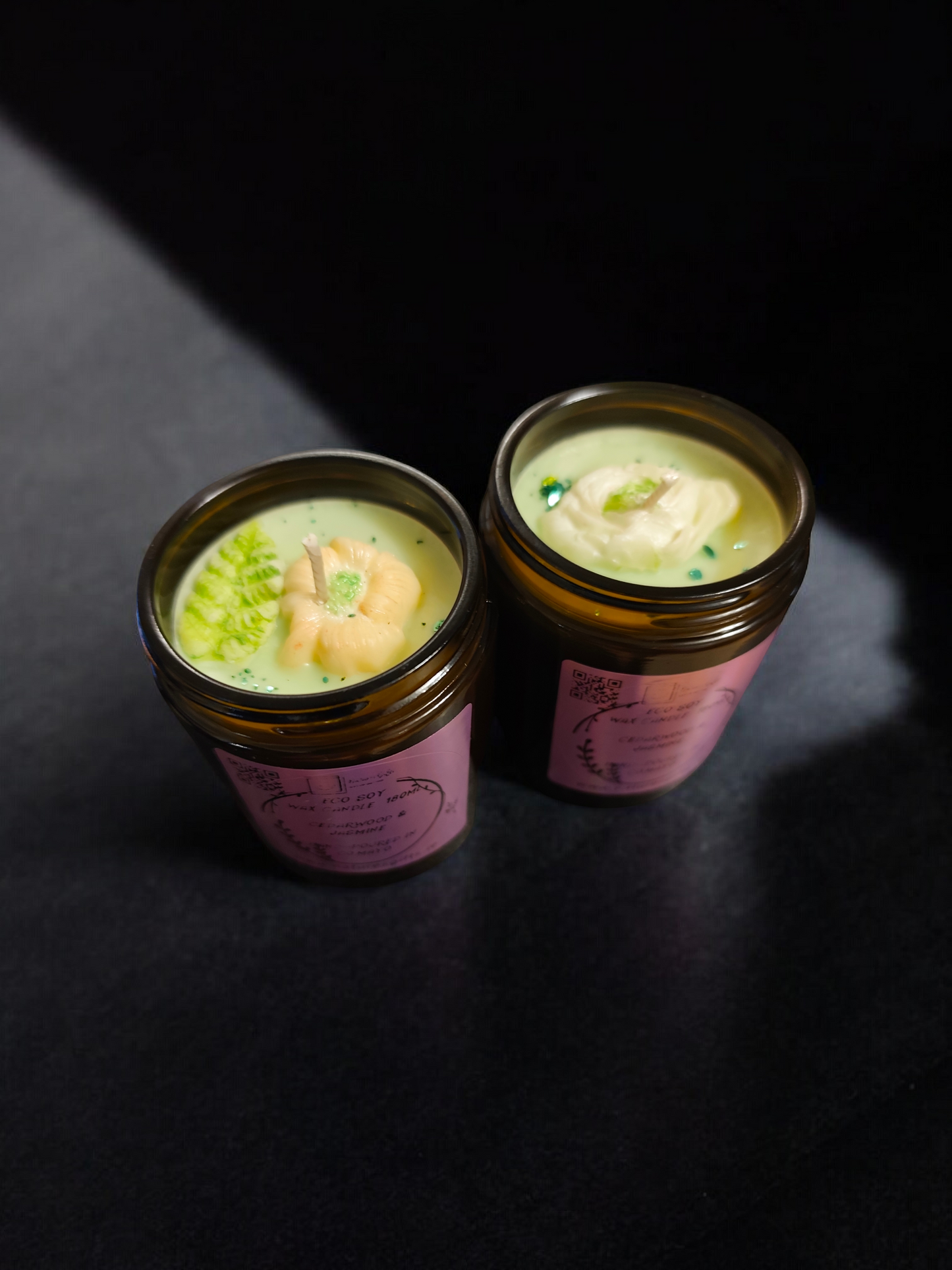 Eco Soy candle- Cedarwood & Jasmine