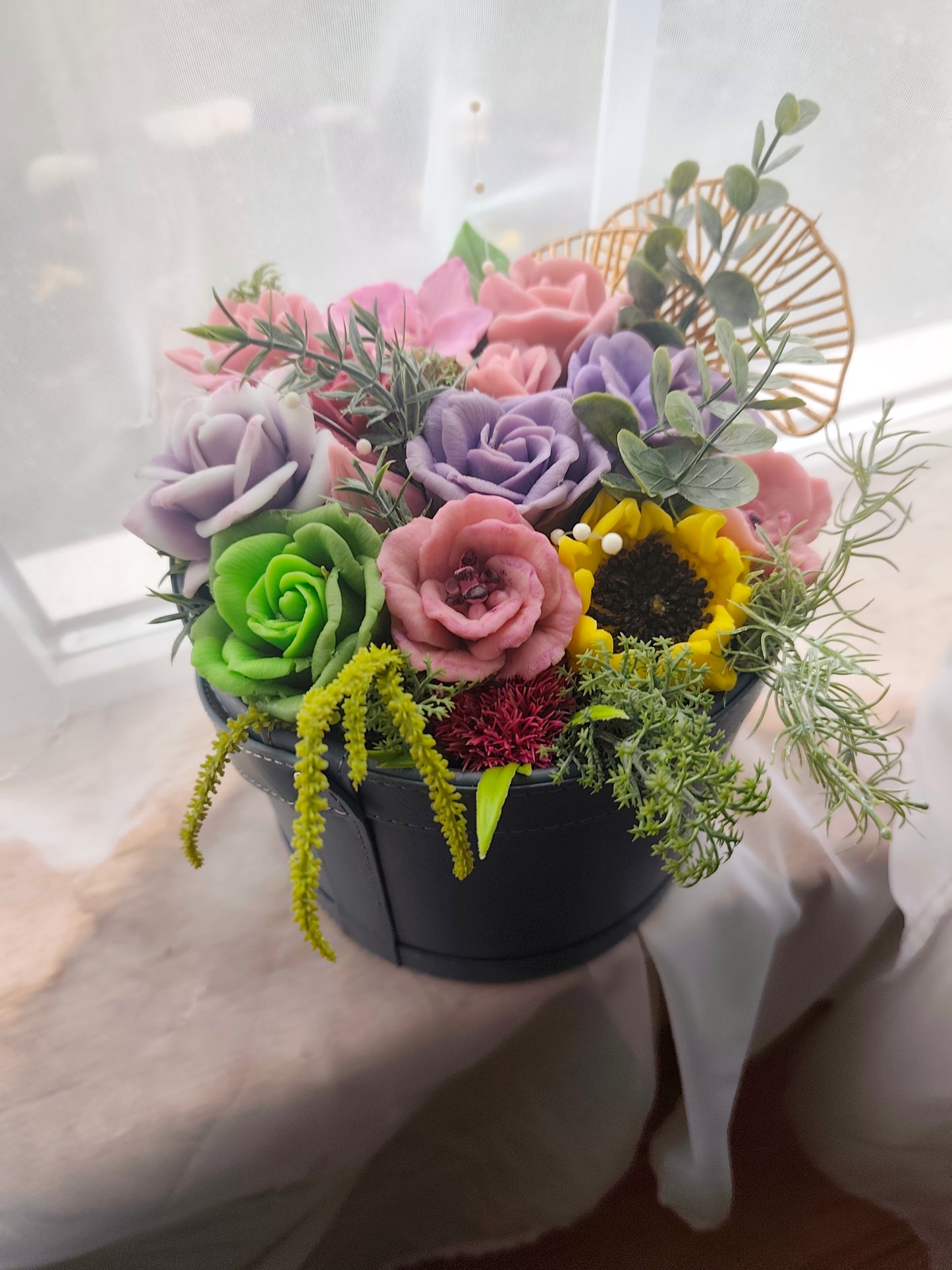 Large soap bouquet - Amore