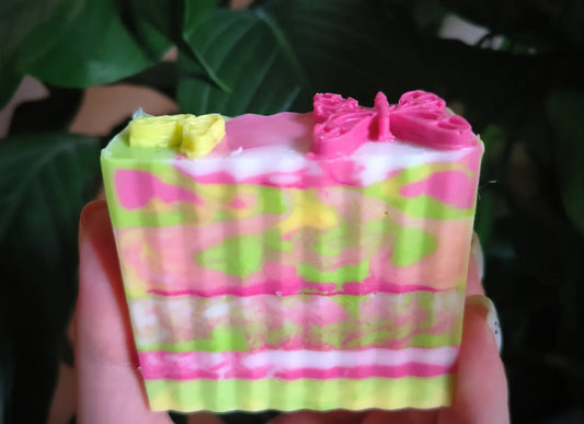 Secret garden design bar soap
