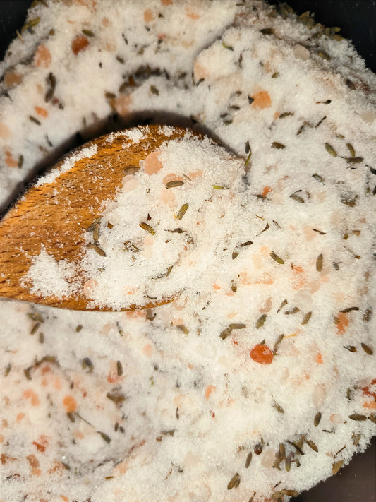 Natural relaxing bath salts -Lavender 750g