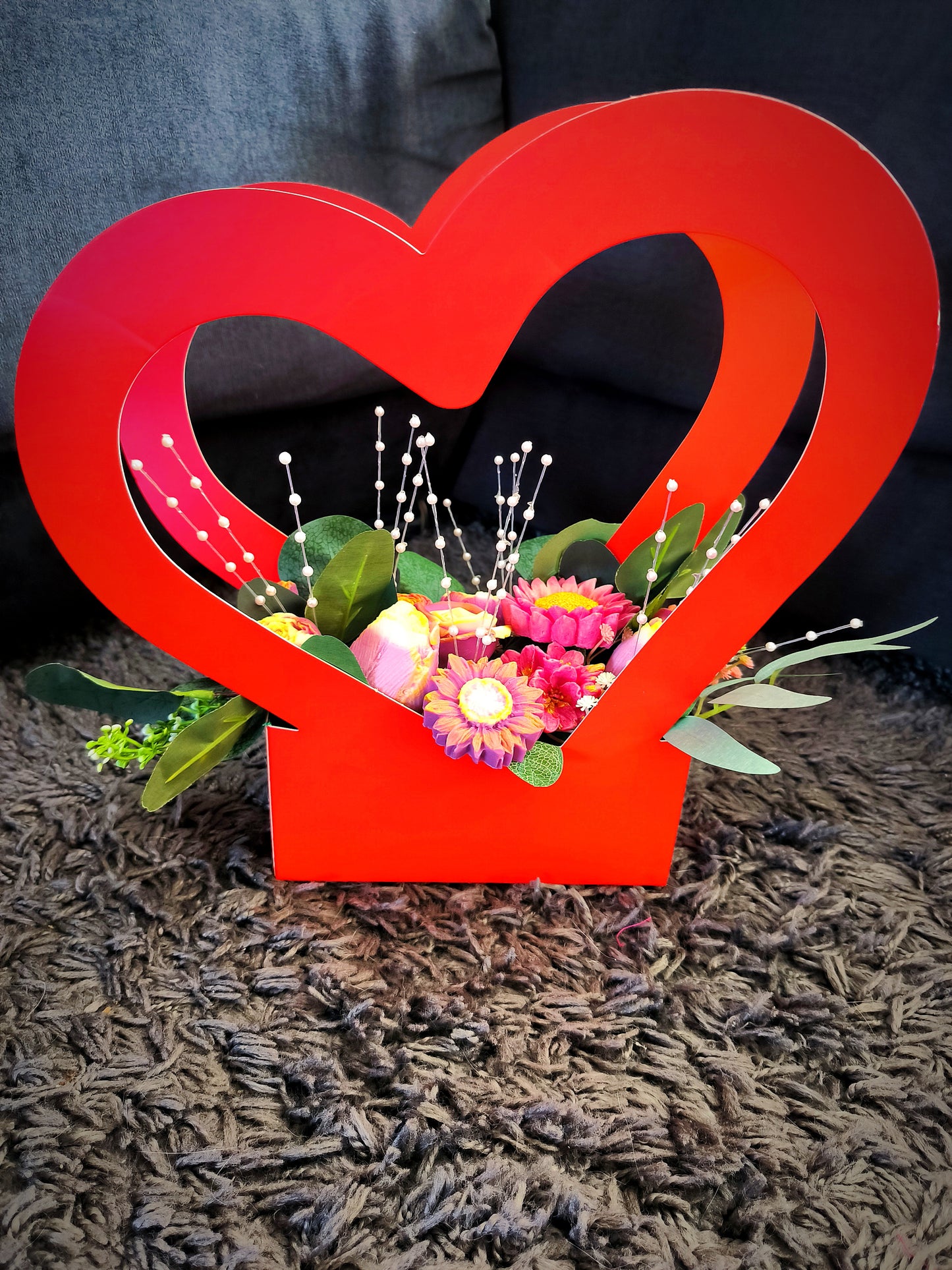 Soap bouquet - Heart