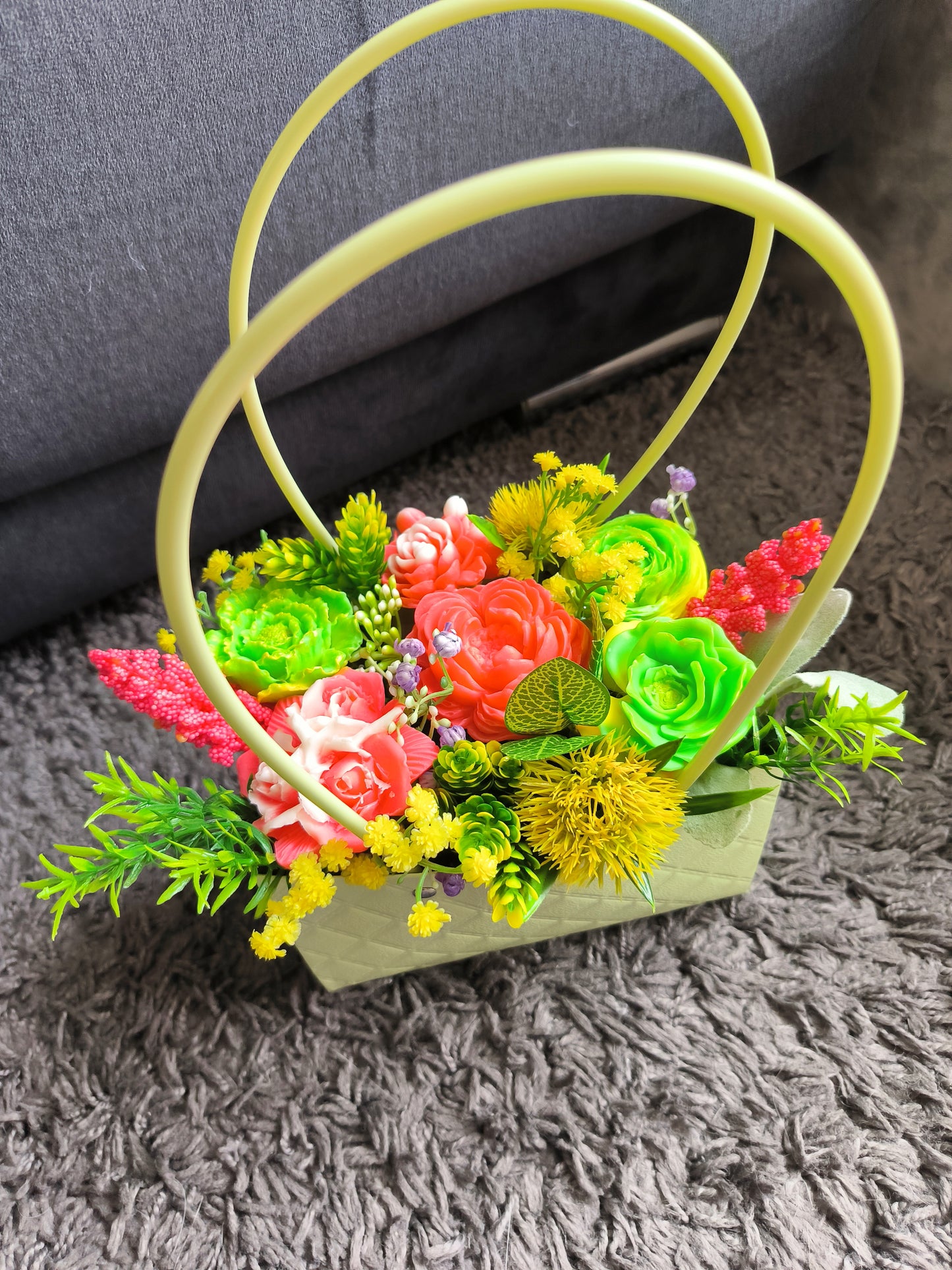 Medium soap bouquet - spring time