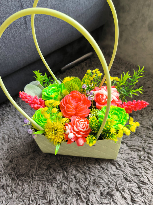 Medium soap bouquet - spring time