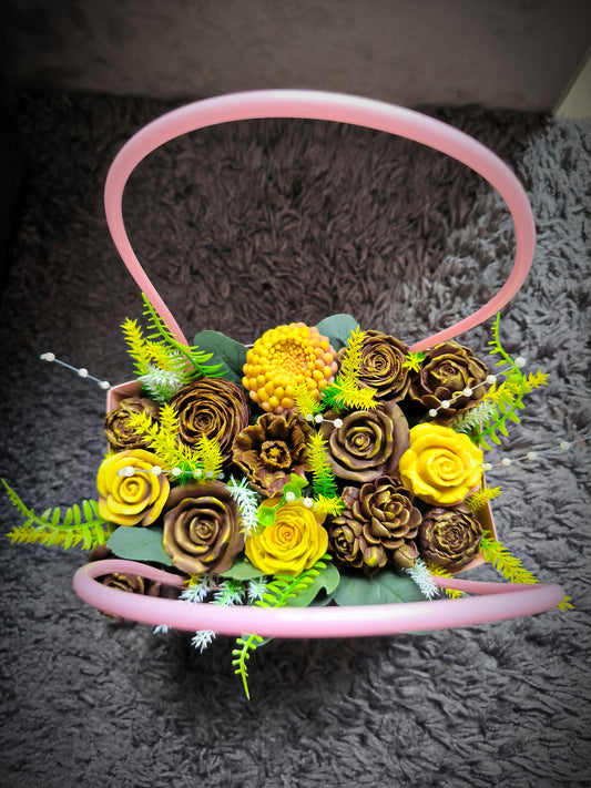 Large soap bouquet - Golden Dream