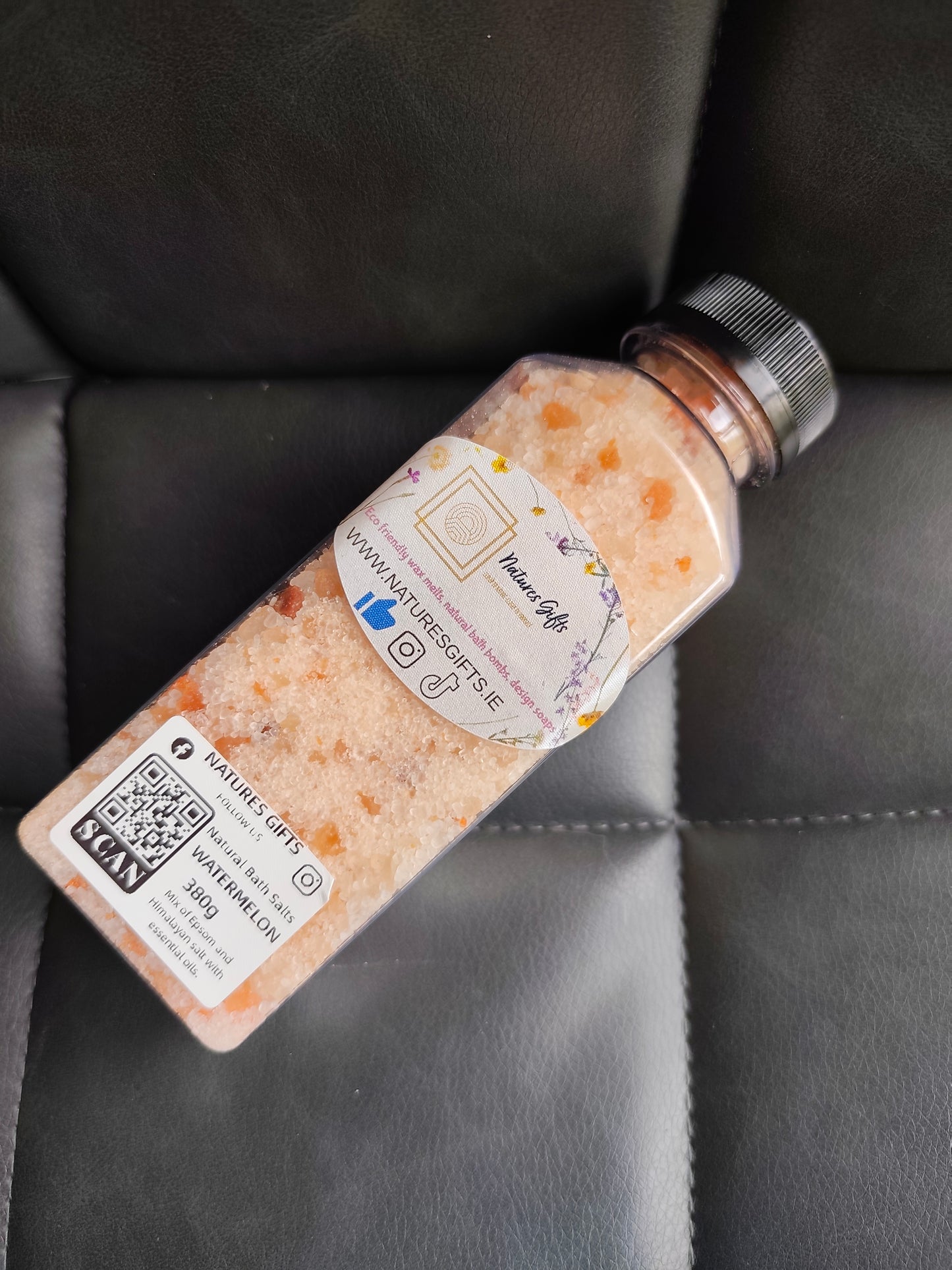Natural bath salts - Watermelon 380g