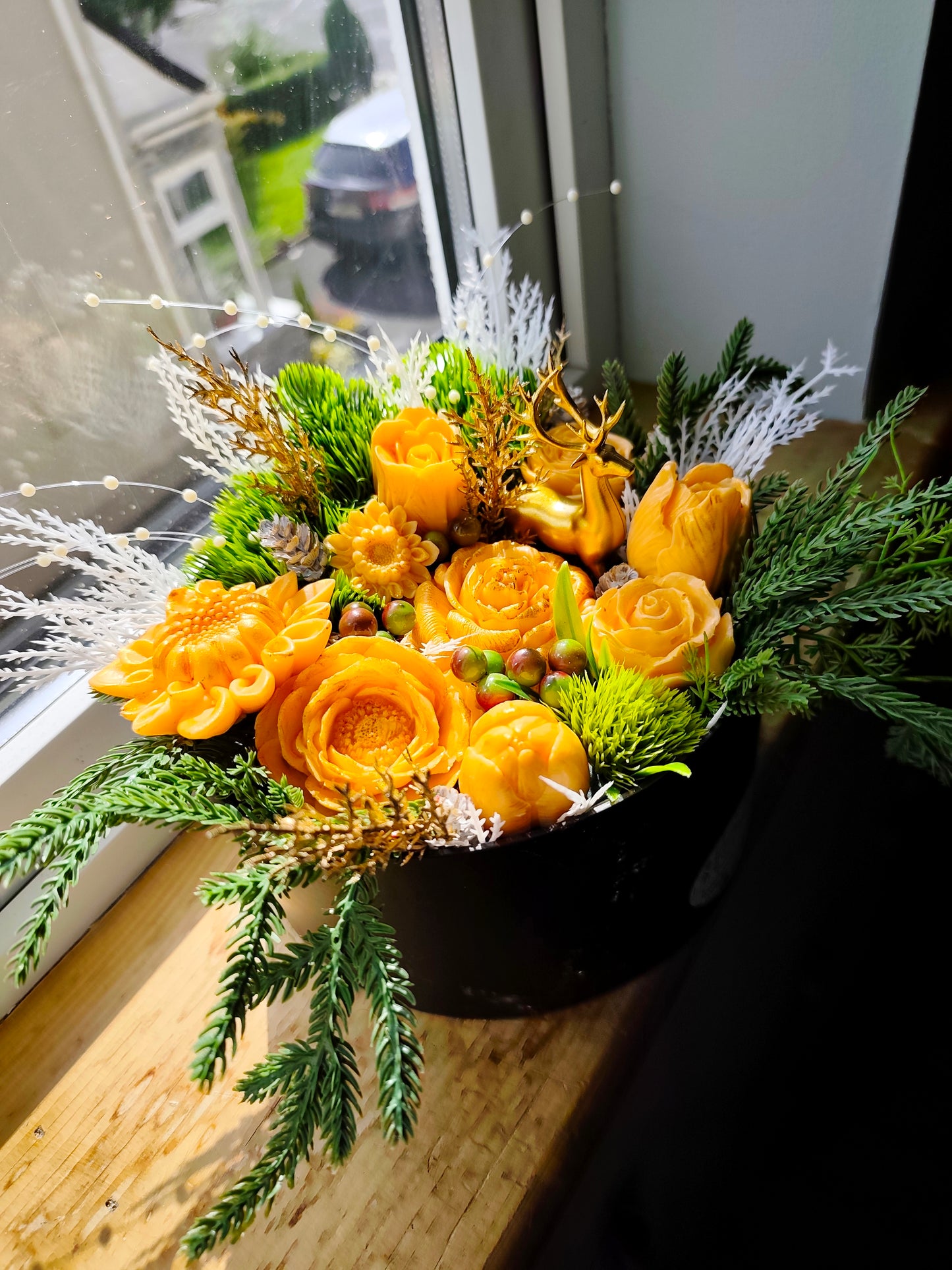 Soap bouquet - Golden Winter