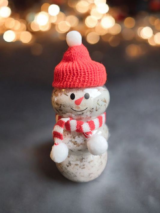Snowman bath salts 600g Lavender