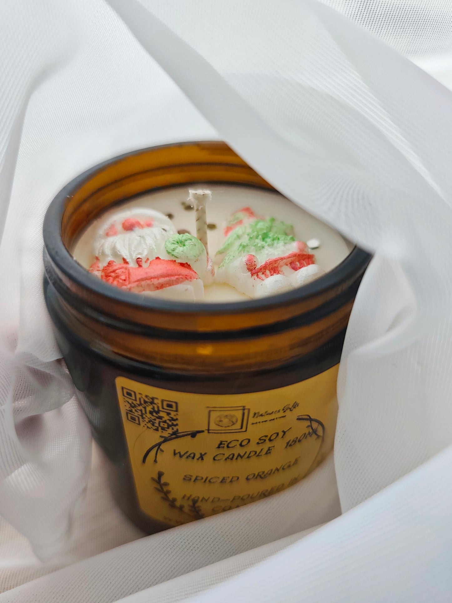 Eco soy candle - Spiced orange 180ml