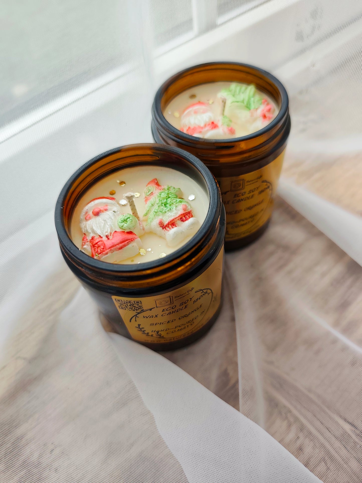 Eco soy candle - Spiced orange 180ml