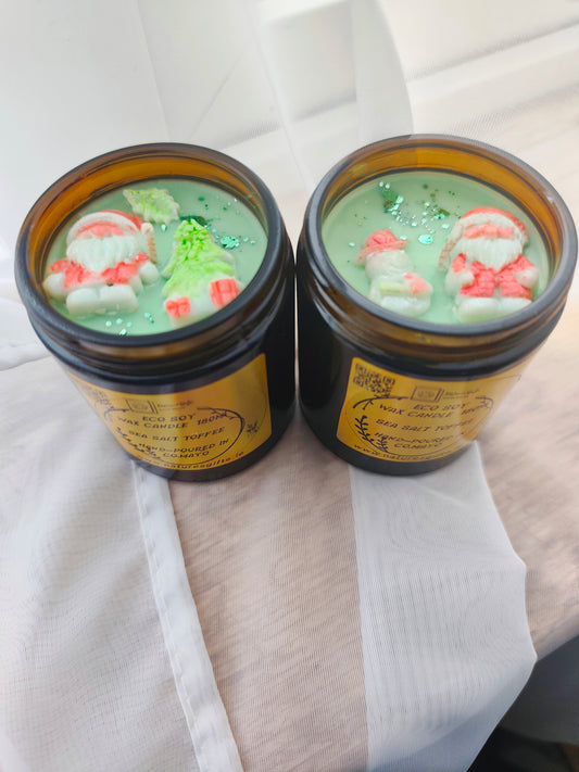 Eco soy candle - Sea Salt Toffee