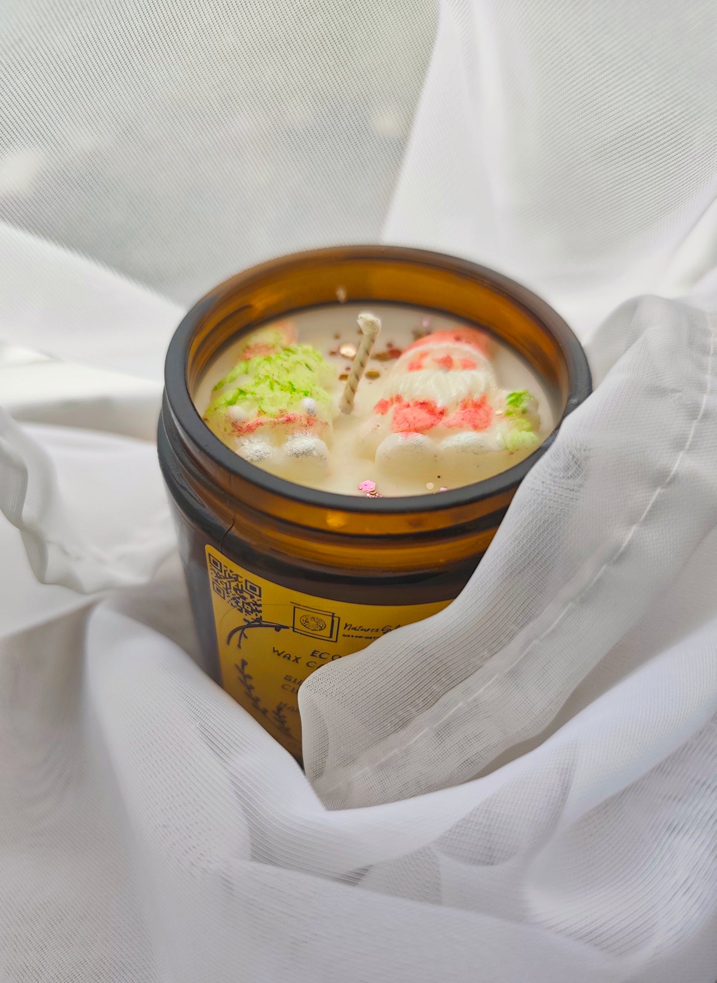 Eco soy candle - Silver birch and cinnamon leaf 180ml