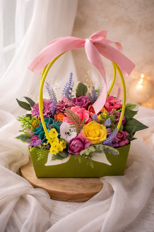 Large soap bouquet - Colour splash