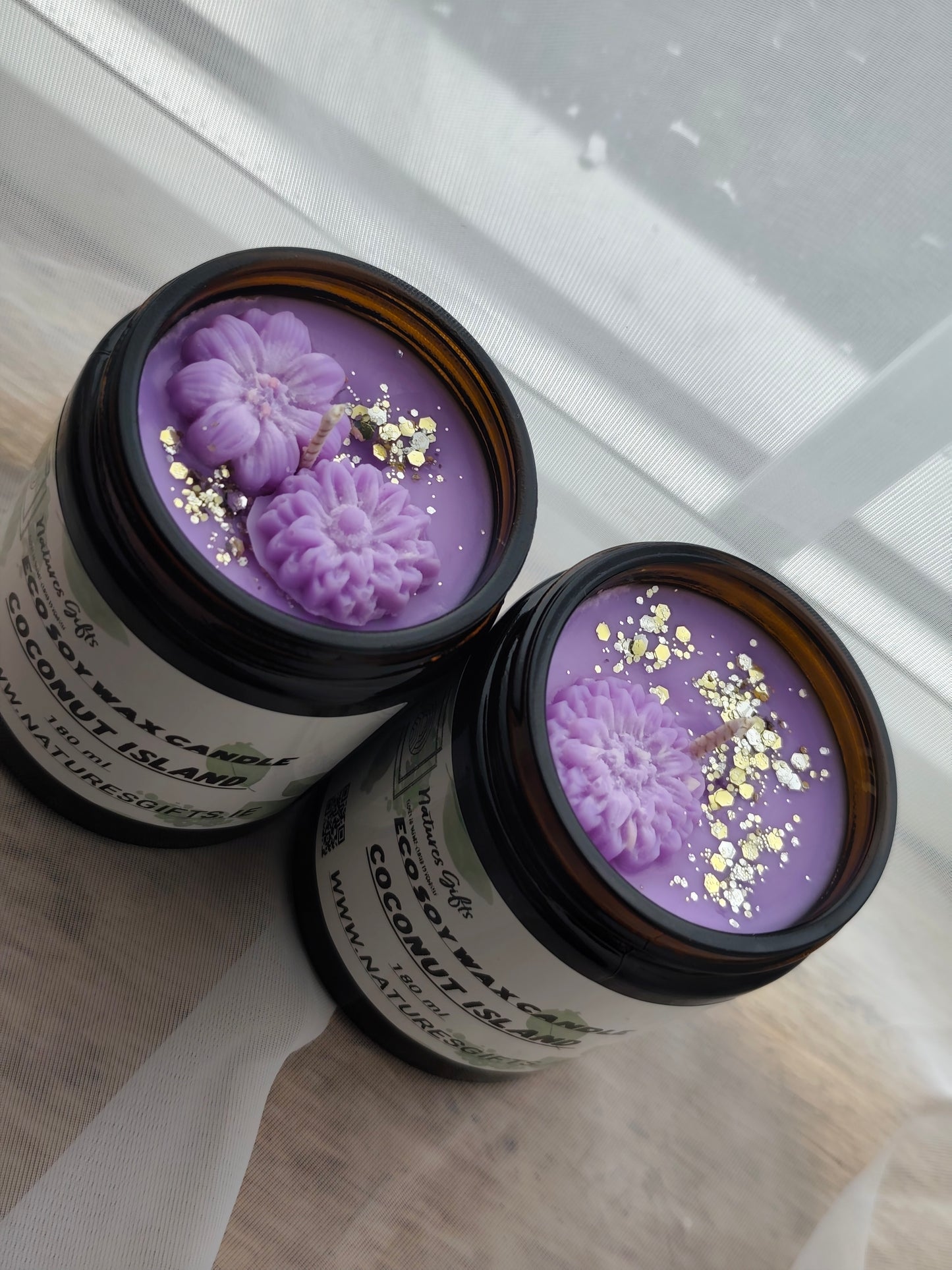 Eco soy wax candle - Coconut island