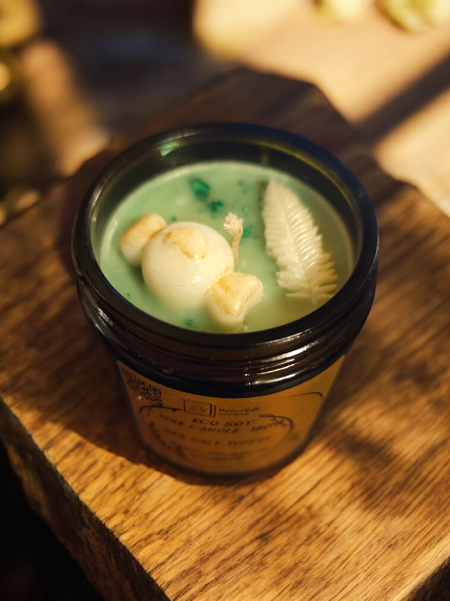 Eco soy candle - Sea Salt Toffee