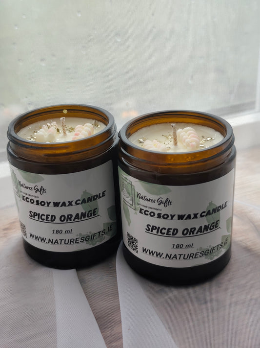 Eco soy candle - Spiced orange 180ml