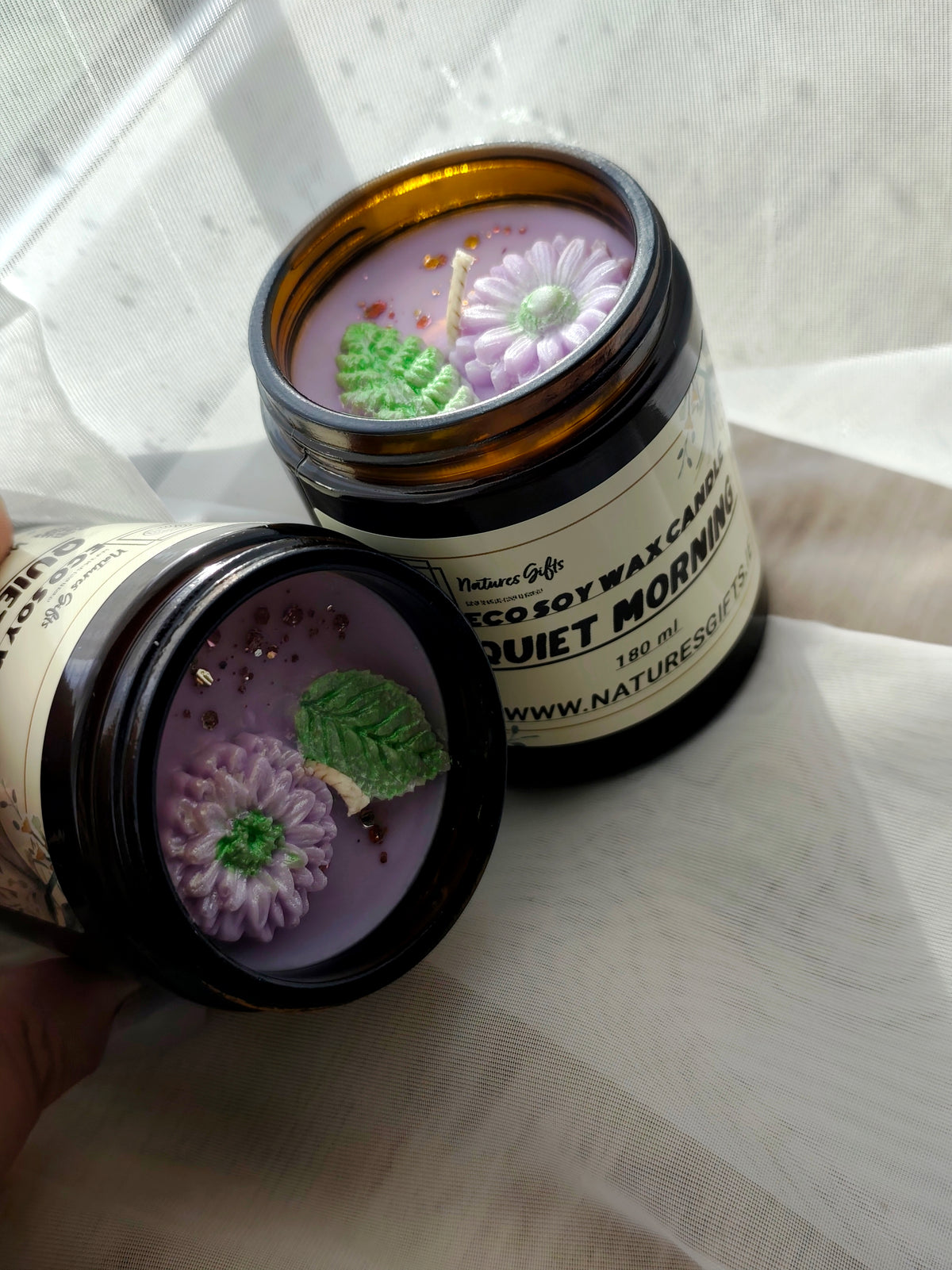 Eco soy candle - Quiet Morning