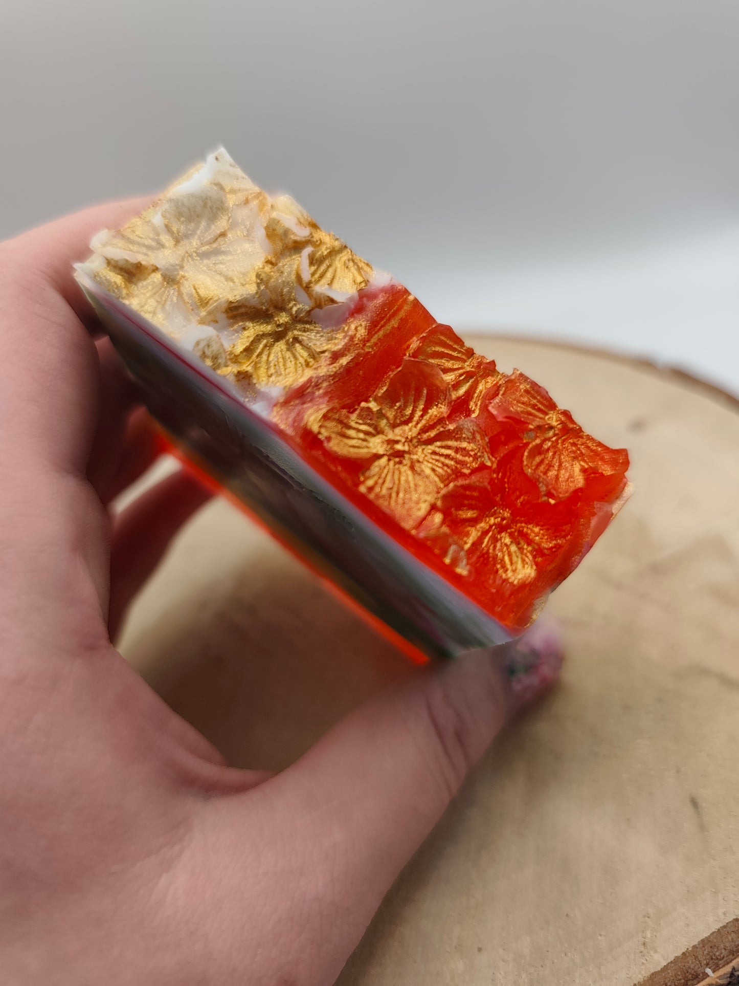 Secret garden design bar soap