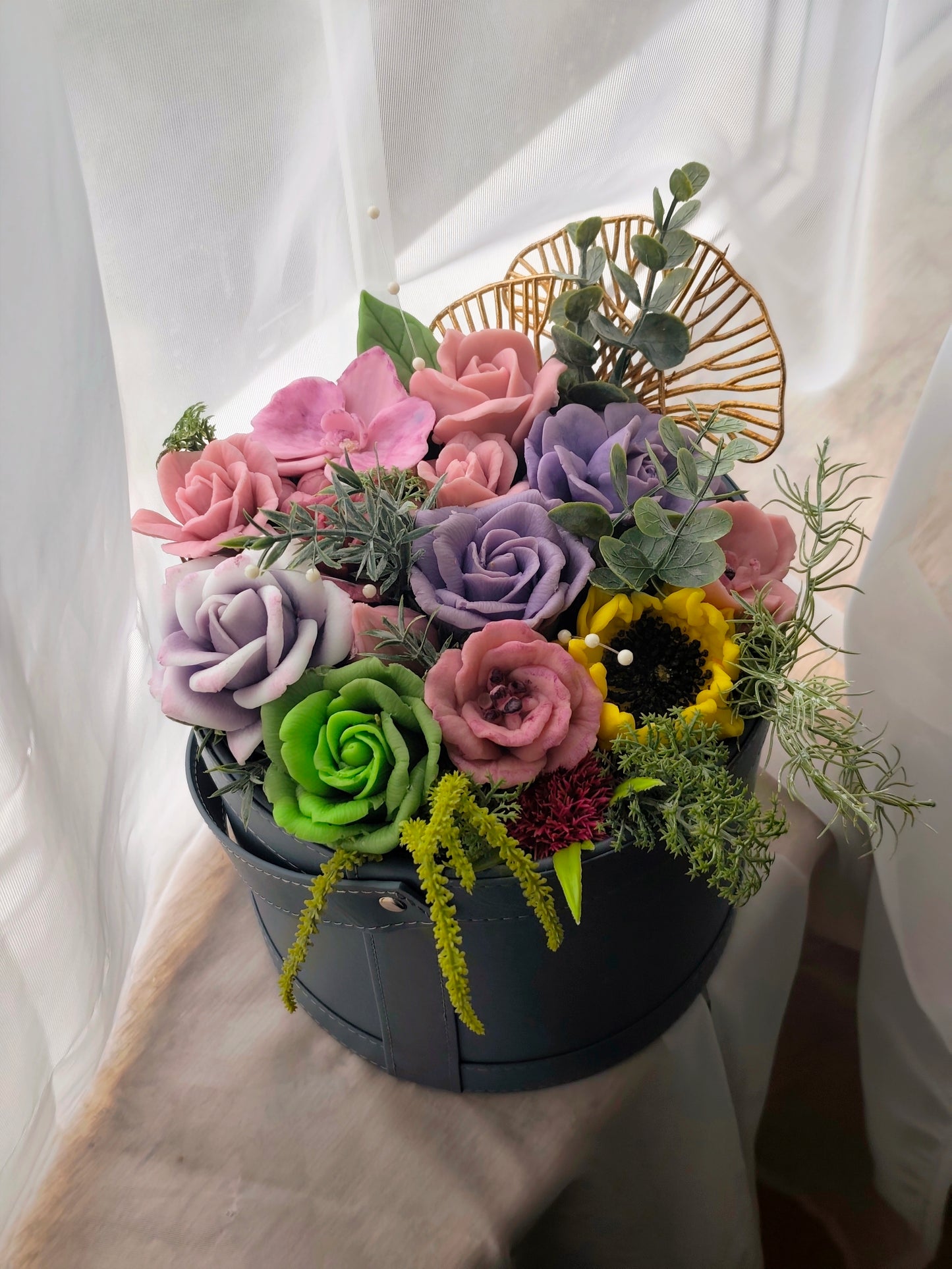Large soap bouquet - Amore
