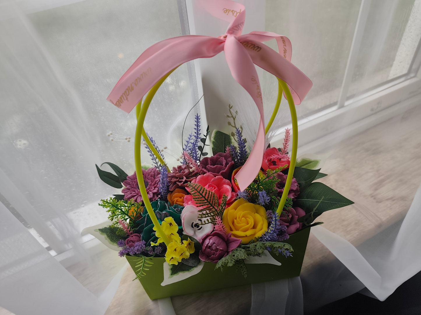 Large soap bouquet - Colour splash