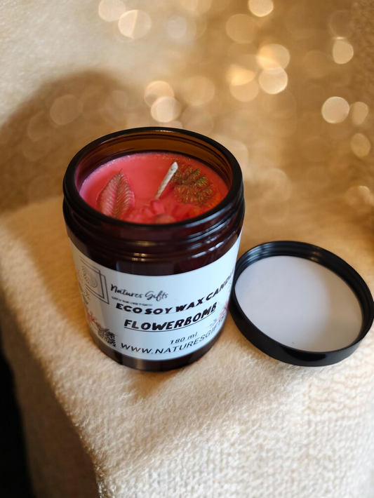 Luxury eco soy Candle - FLOWERBOMB